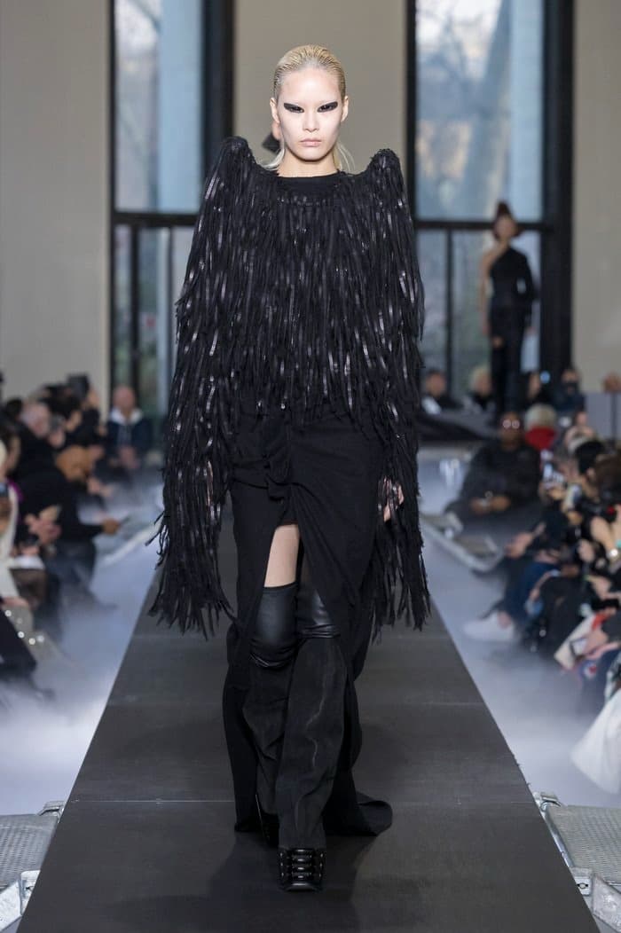 rick owens paris fashion week runway show sequins pink jackets