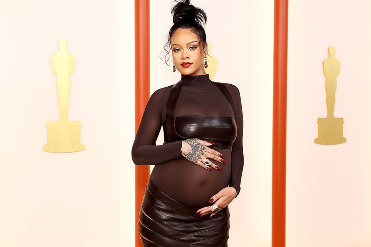 Rihanna Embraces Her Baby Bump at the 2023 Oscars