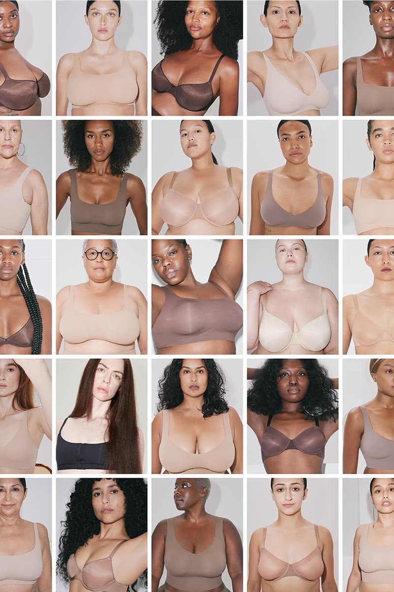 skims bras solutions beige nude no-show naked underwear lingerie