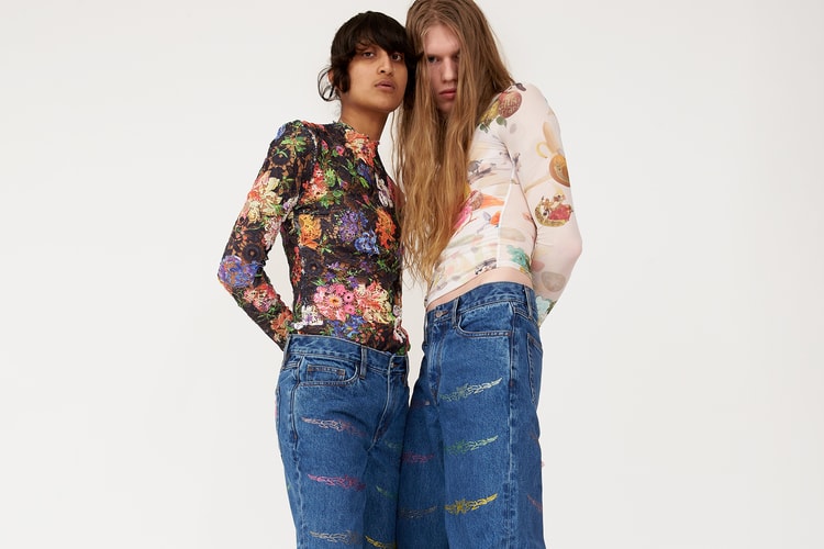 unspun x Collina Strada Create Exclusive Custom-Fit Butterfly Jeans