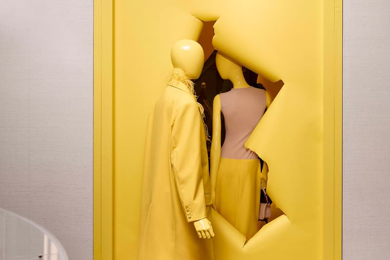 valentino unboxing collaboration stylist law roach flowers window display