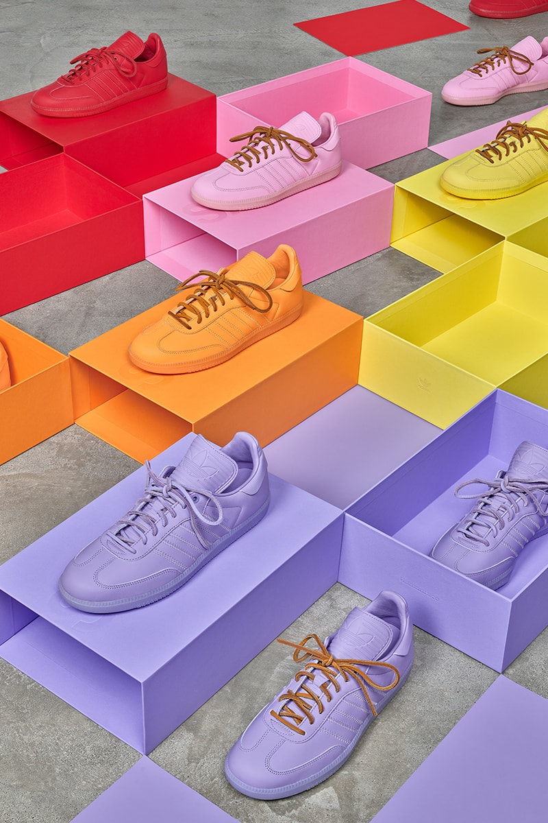 pharrell williams adidas humanrace sneakers colors yellow orange green