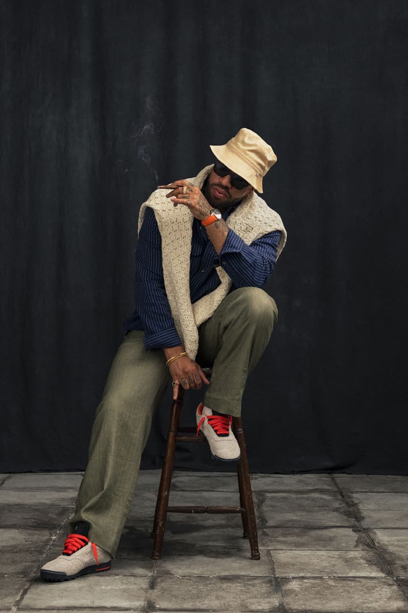 Aimé Leon Dore lookbook jerseys sweatshirts jeans knitwear trainers sneakers