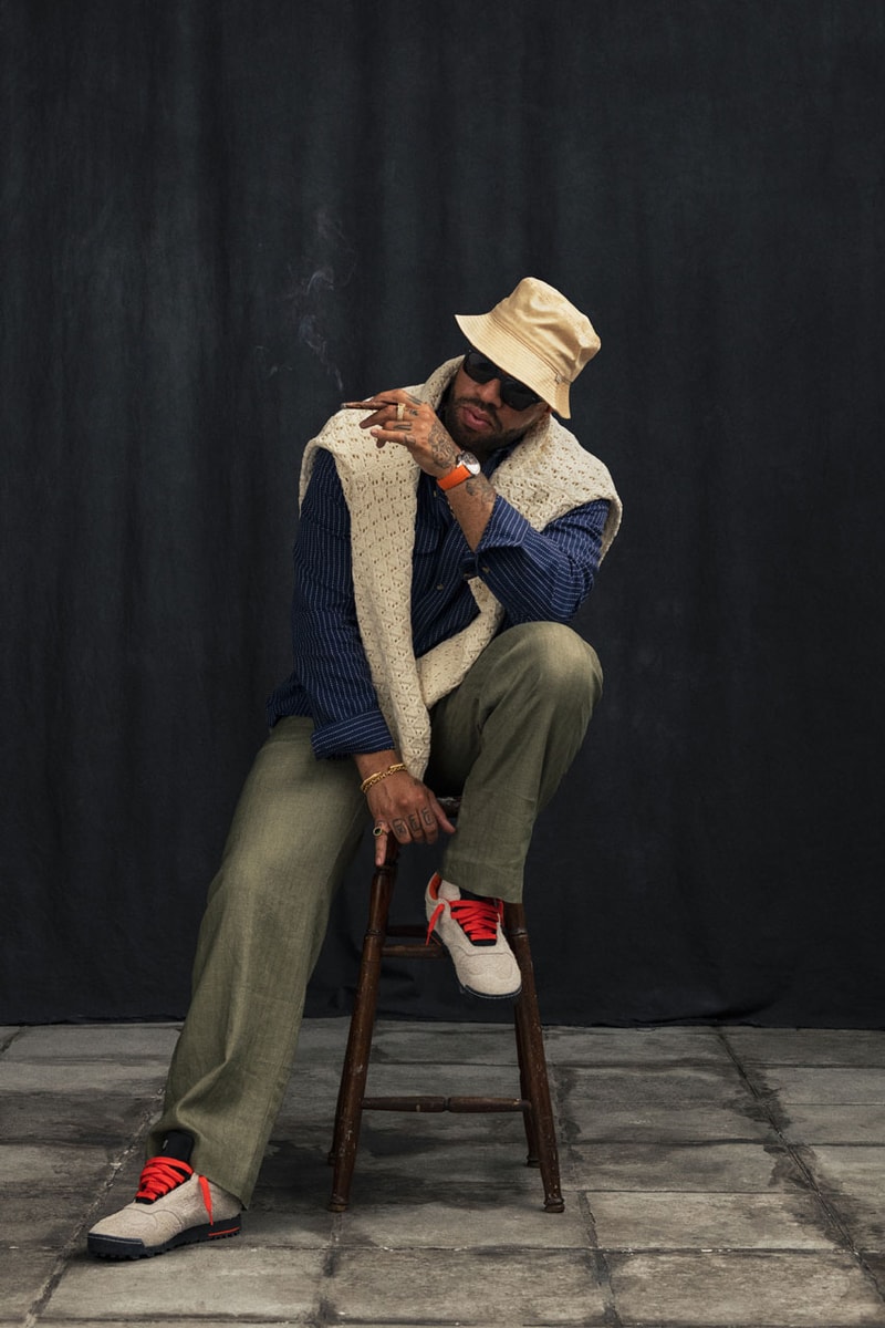 Aimé Leon Dore lookbook jerseys sweatshirts jeans knitwear trainers sneakers