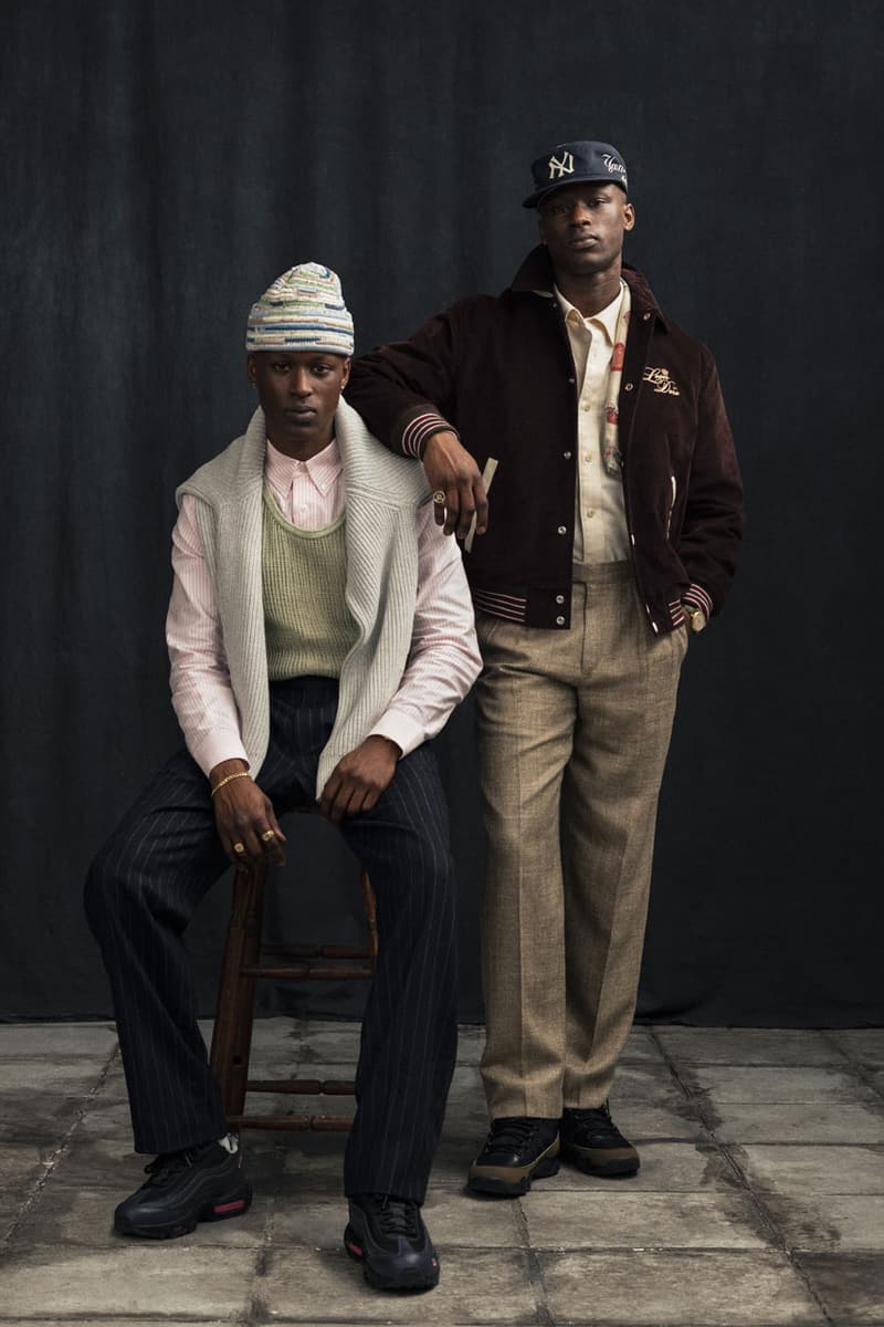 Aimé Leon Dore lookbook jerseys sweatshirts jeans knitwear trainers sneakers