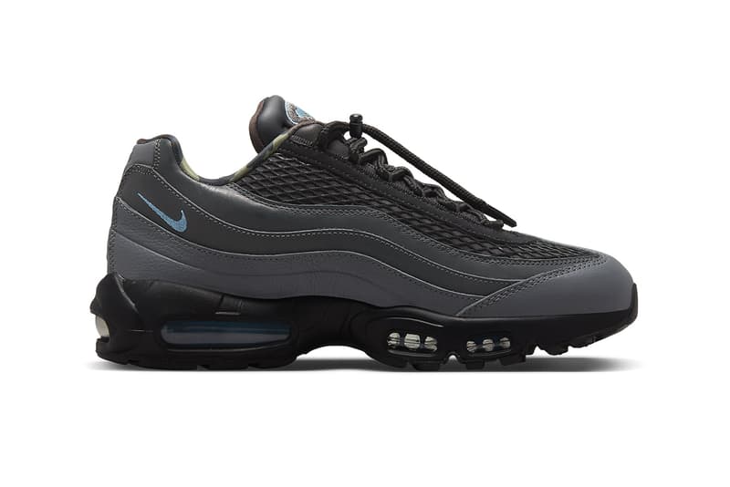 corteiz nike air max 95 aegean storm black blue