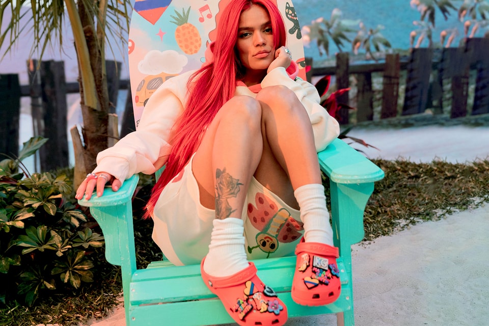 CROCS Karol G with Charms LIMITED EDITION Karol G x Crocs Clog Limited Collaborations Unisex Women 12  main image 4