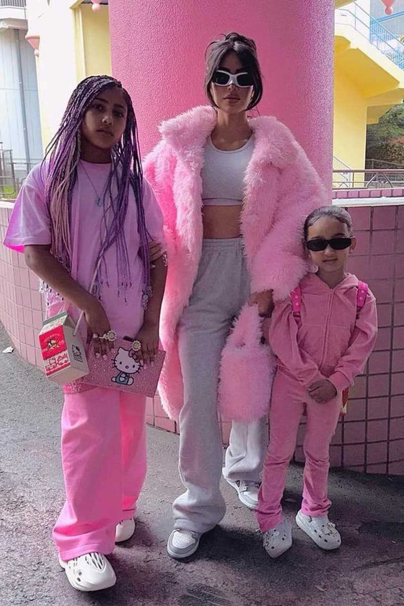 Kim Kardashian North West Chicago west Hello Kitty Manicure Nails 