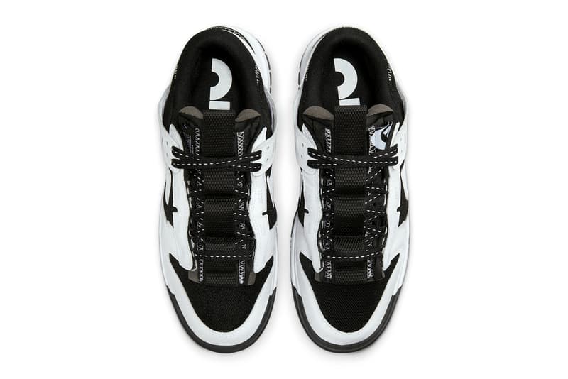 nike dunk low remastered reverse panda black white sneaker