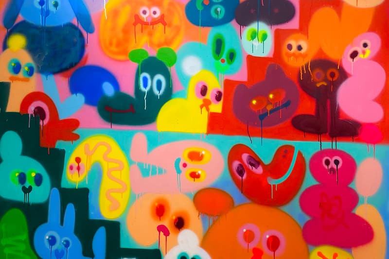 omni gallery london jon burgerman exhibition sim city