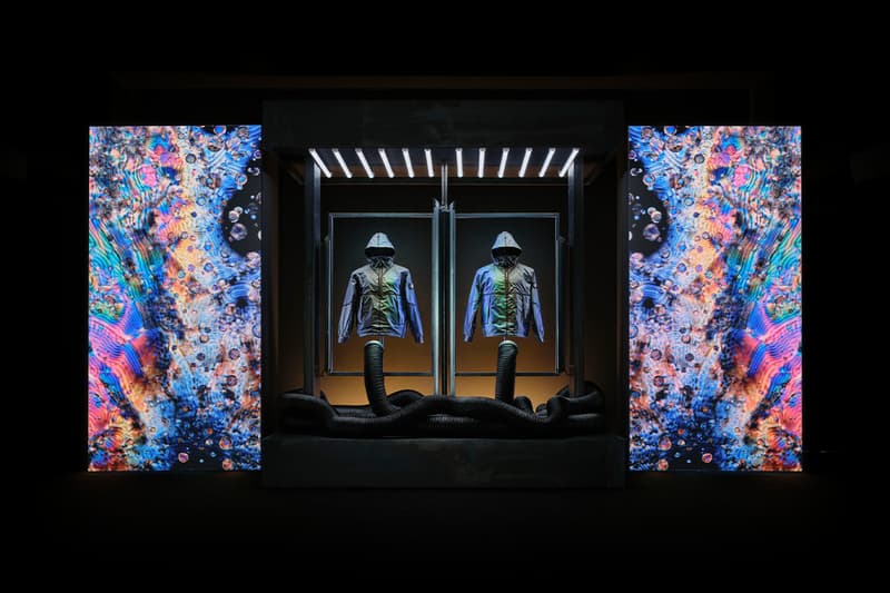 stone island prototype research series seven collection installation release