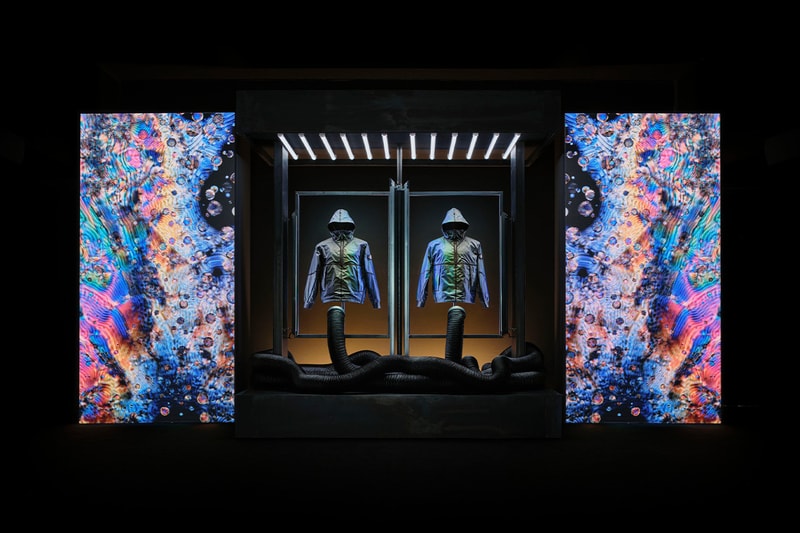 stone island prototype research series seven collection installation release