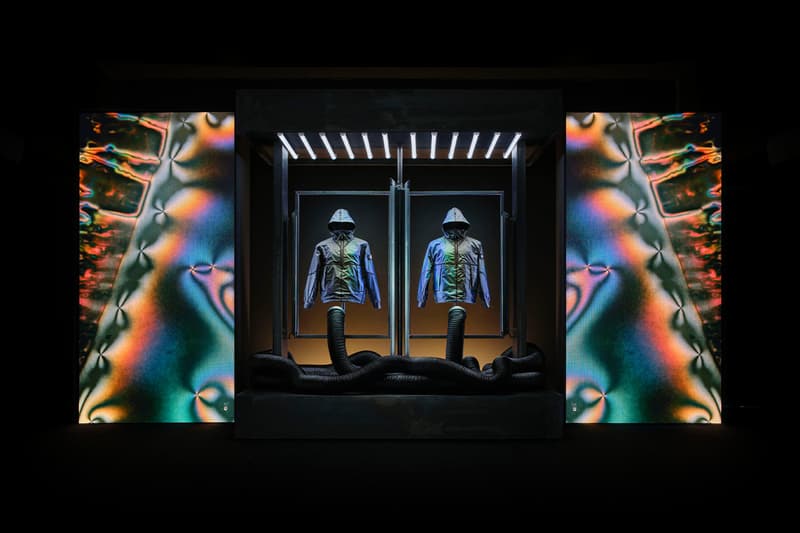 stone island prototype research series seven collection installation release