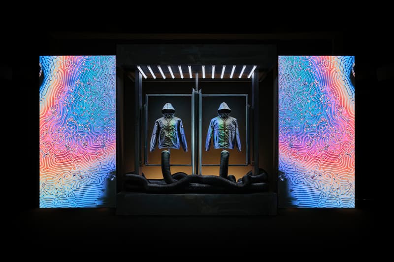 stone island prototype research series seven collection installation release