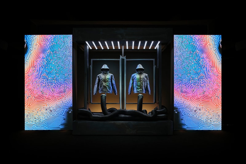 stone island prototype research series seven collection installation release