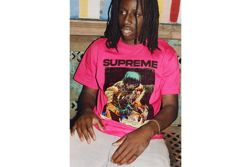 spring supreme t-shirts tamagotchi arabic logo graphics