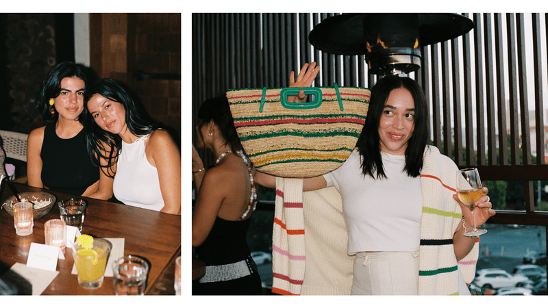 hypebae maje eliou tropical purple capsule collection exclusive collaboration launch dinner event los angeles santa monica elephante 