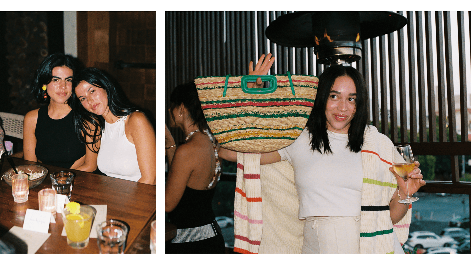 hypebae maje eliou tropical purple capsule collection exclusive collaboration launch dinner event los angeles santa monica elephante