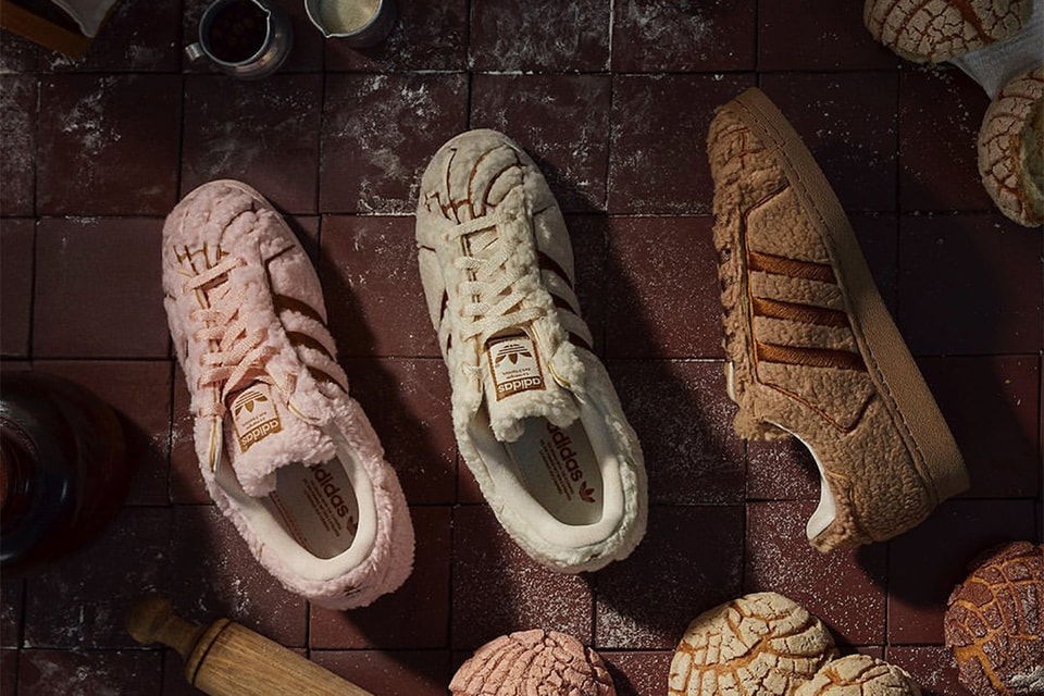 Mexican Sweet Bread Inspires Adidas Superstar Concha | Hypebae Mexican Sweet Bread Inspires Adidas Superstar Concha | Hypebae