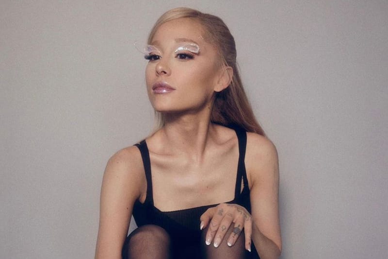 Ariana Grande's Flawless Eyeliner Application Almost Made Us Miss the Reveal of Her New "Baby Bangs"