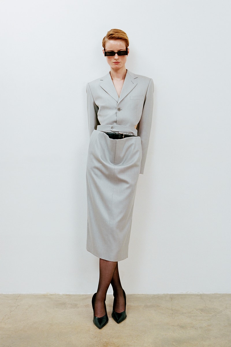 better spring summer 2023 collection lookbook out of office upcycling suits dresses skirts
