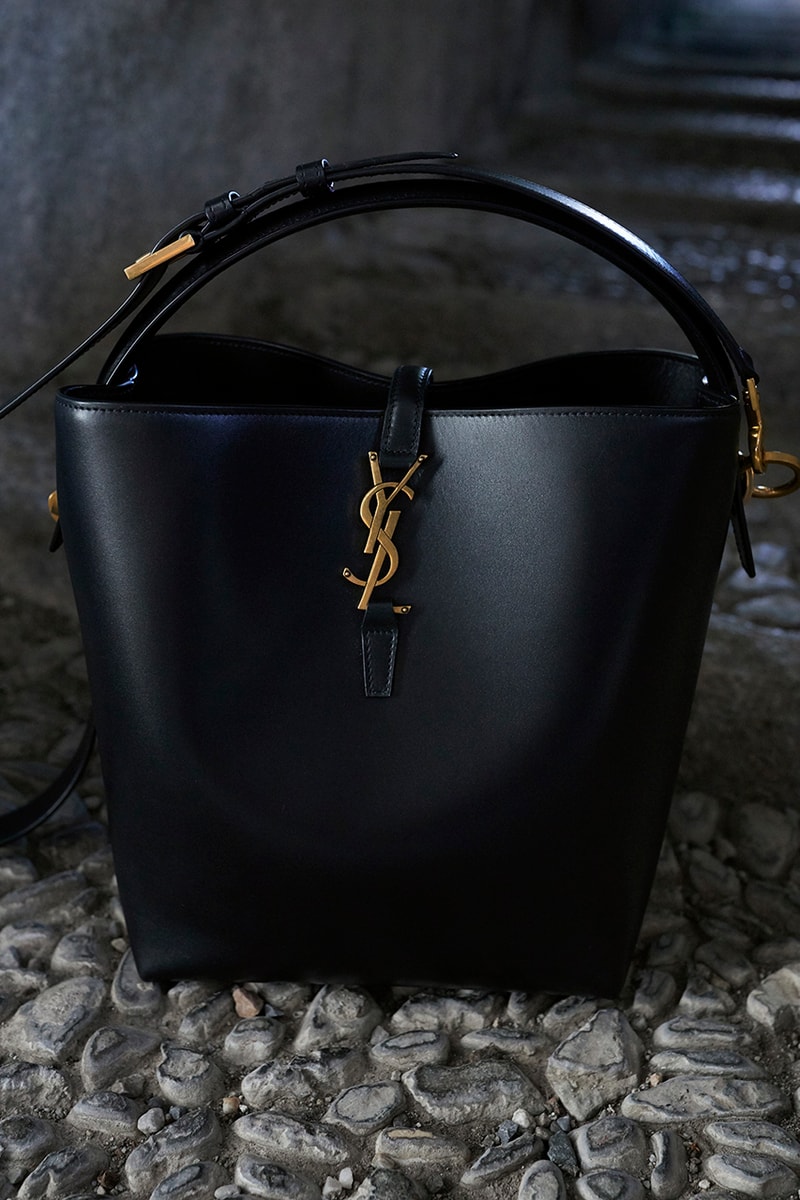 blackpink Rosé saint laurent le 37 bucket bag campaign 