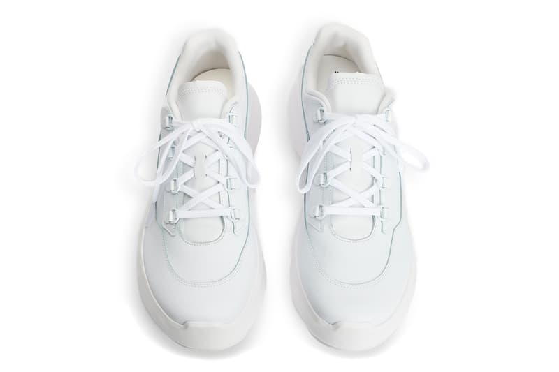 comme des garcons salomon sr811 black white sneaker details