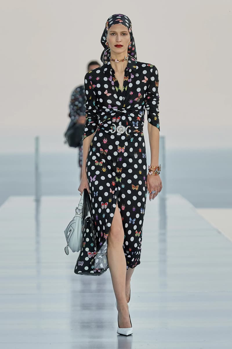 dua lipa donatella versace collection summer fashion show cannes