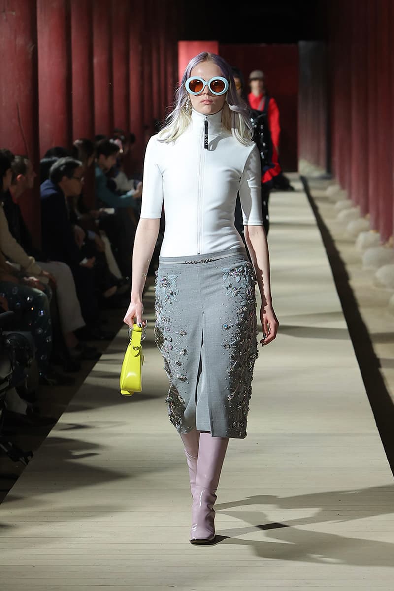gucci resort 2023 seoul south korea runway looks