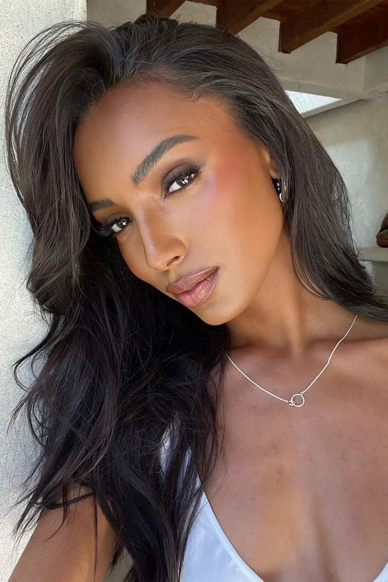 Jasmine Tookes Patrick Ta Beauty Major Brow Lamination Gel Cannes Film Festival 