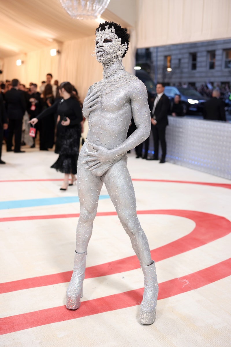 met gala 2023 karl lagerfeld choupette doja cat lil nas x emma chamberlain janelle monae