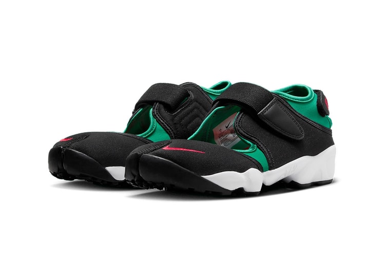 Nike Brings Back Iconic Air Rift Sneakers in Original Black and Green Colorway