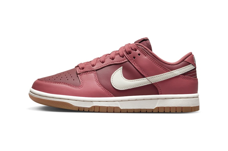 nike dunk low desert berry pink sneaker black
