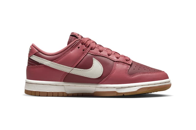 nike dunk low desert berry pink sneaker black