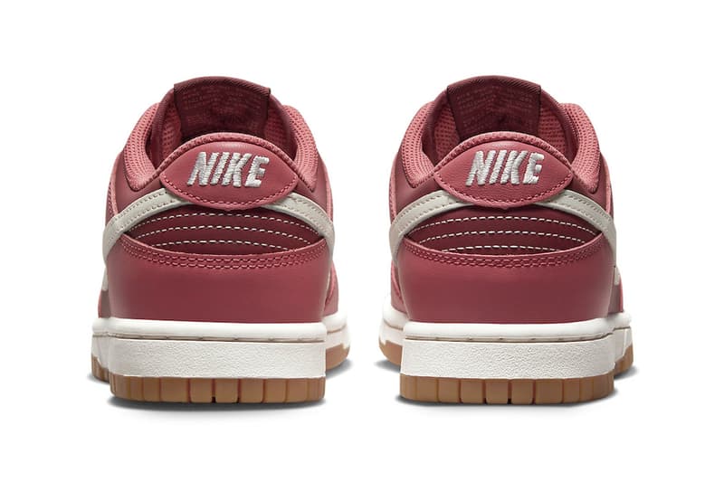 nike dunk low desert berry pink sneaker black
