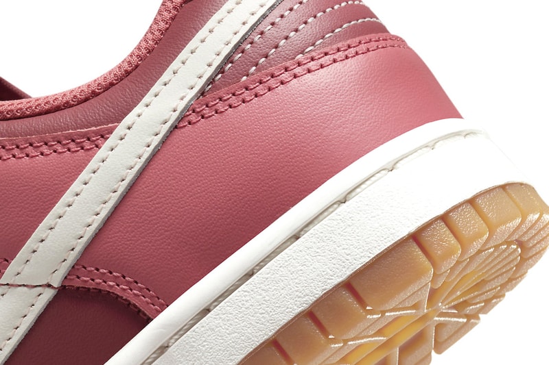 nike dunk low desert berry pink sneaker black