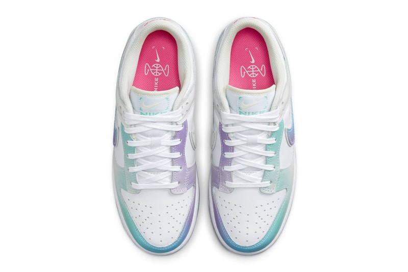 nike sneaker gradient space blue dunk low