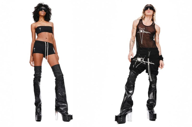 Champion and Rick Owens Reunite for Fourth Capsule Collection