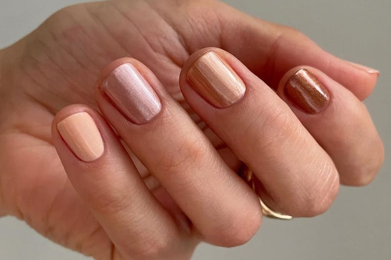 TikTok's "Satin Slip Dress Nails" Is Luxury at Its Finest for the Selective Manicure Enthusiast
