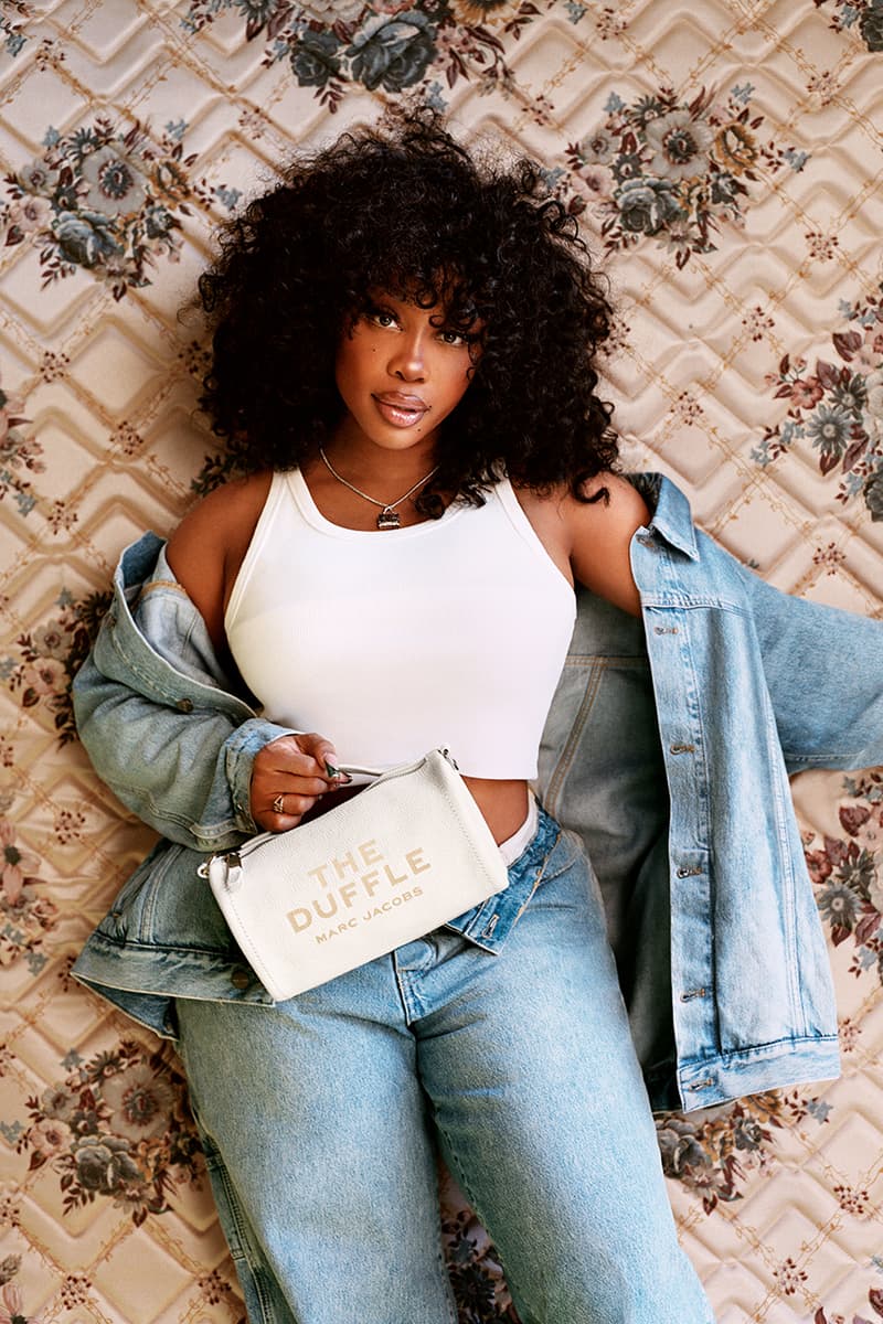 sza marc jacobs pre-fall 2023 snapshot bag tote bag duffle accessories