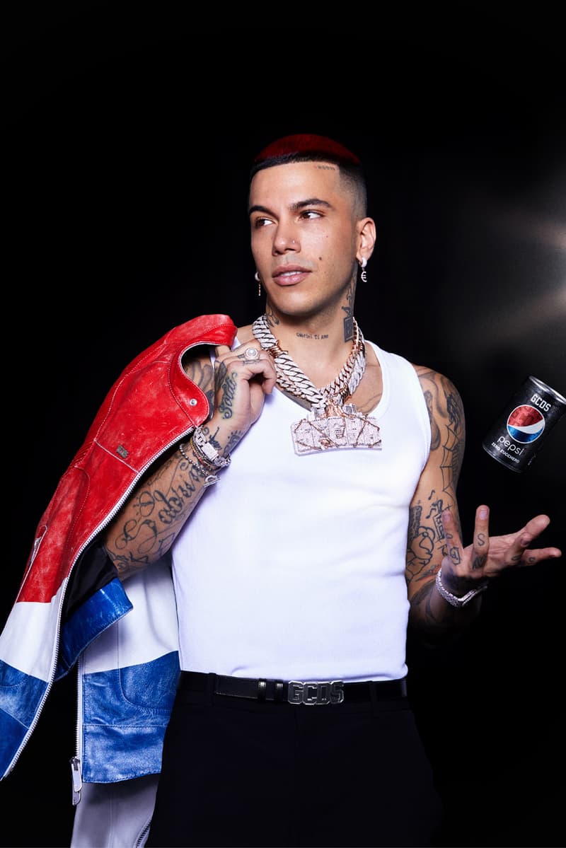 GCDS pepsi clothing cans glitter heels shoes 