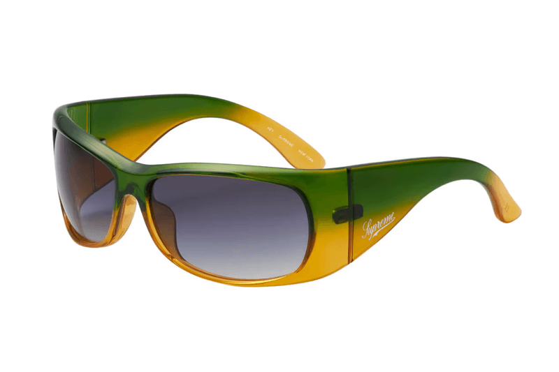 supreme sunglasses summer frames red transparent black logo 