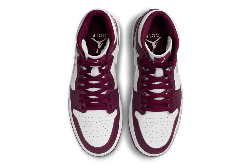 air jordan 1 g sneaker high basketball bordeaux wine red golf