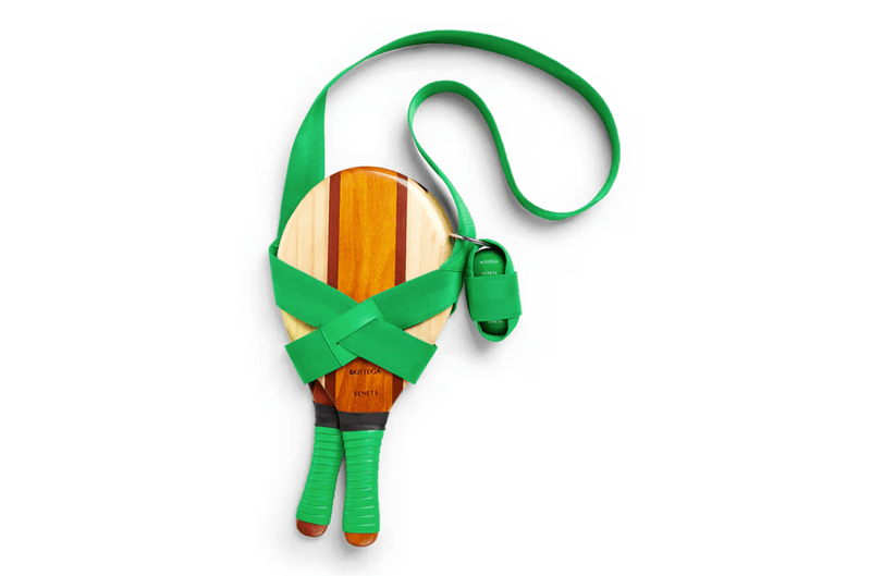 bottega veneta beach bats ball blue wood 