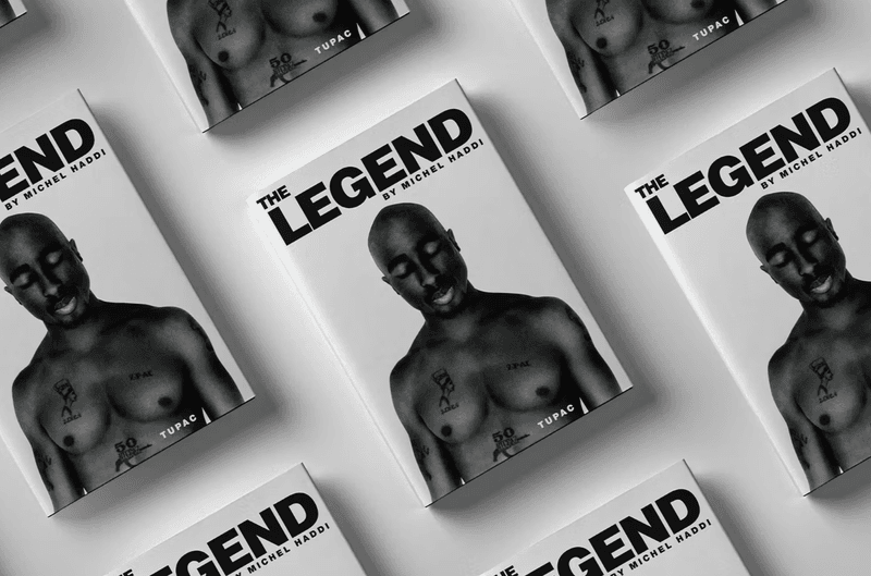 michel haddi tupac coffee table book black white photography