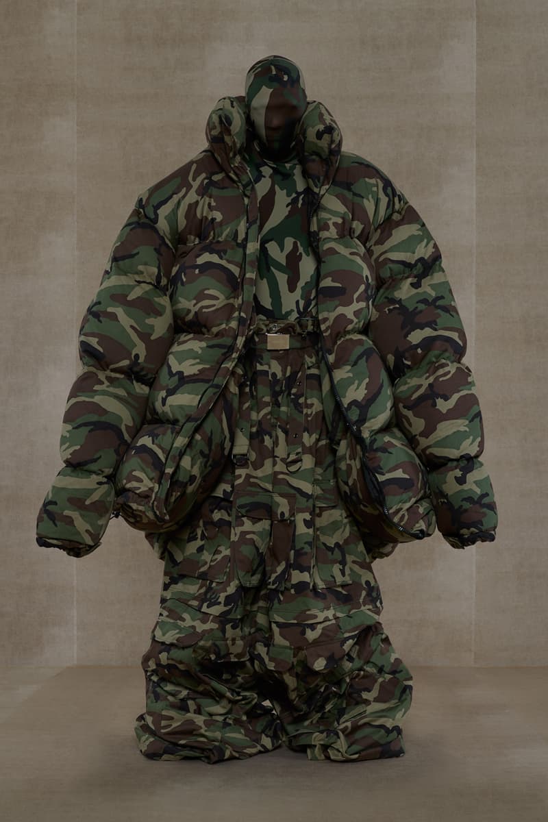 vetements spring summer couture collection evening gowns bomber jackets streetwear