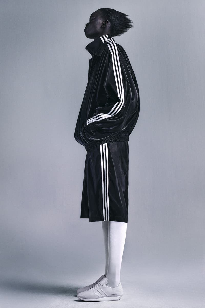adidas Yohji Yamamoto Y-3 spring/summer 2024 lookbook beach towel bags water slides sandals dresses joggers jackets 