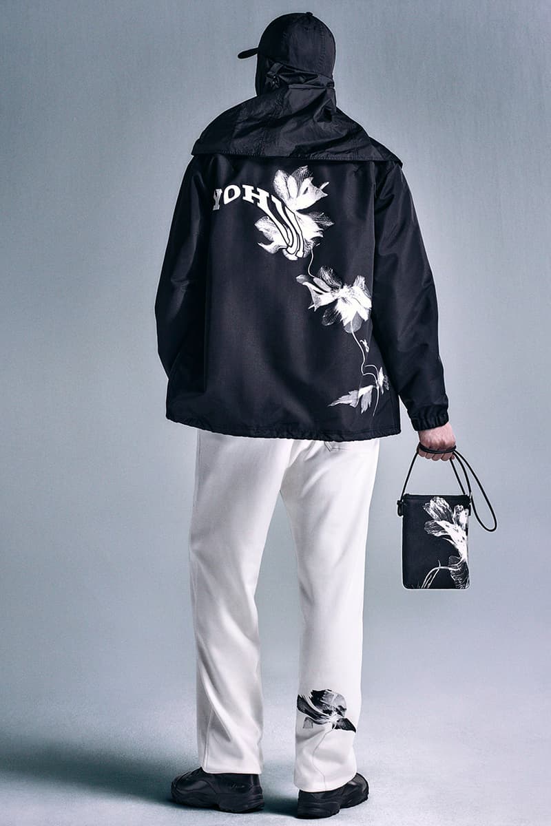 adidas Yohji Yamamoto Y-3 spring/summer 2024 lookbook beach towel bags water slides sandals dresses joggers jackets 