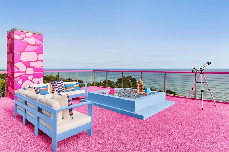 barbie dreamhouse airbnb rent stay hotel pink theme
