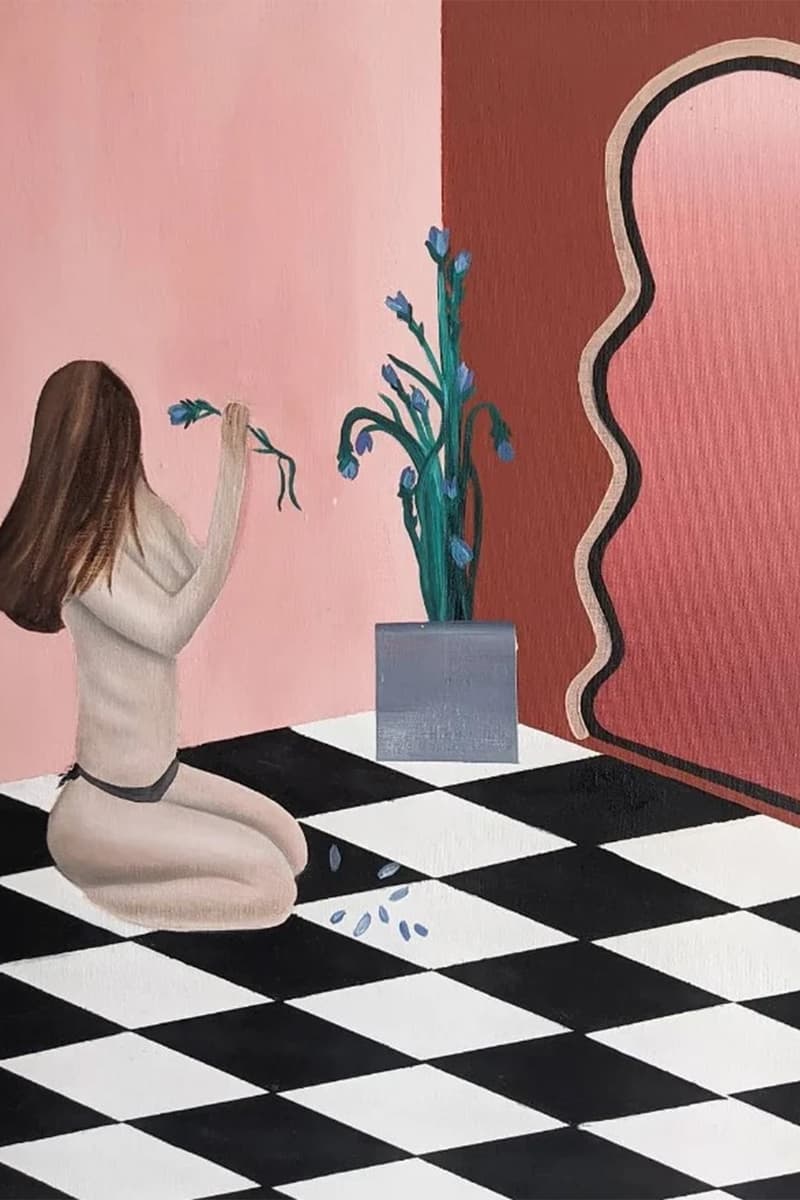 flashing to the neighbours exhibition stella griffiths-lynch black white gallery london details